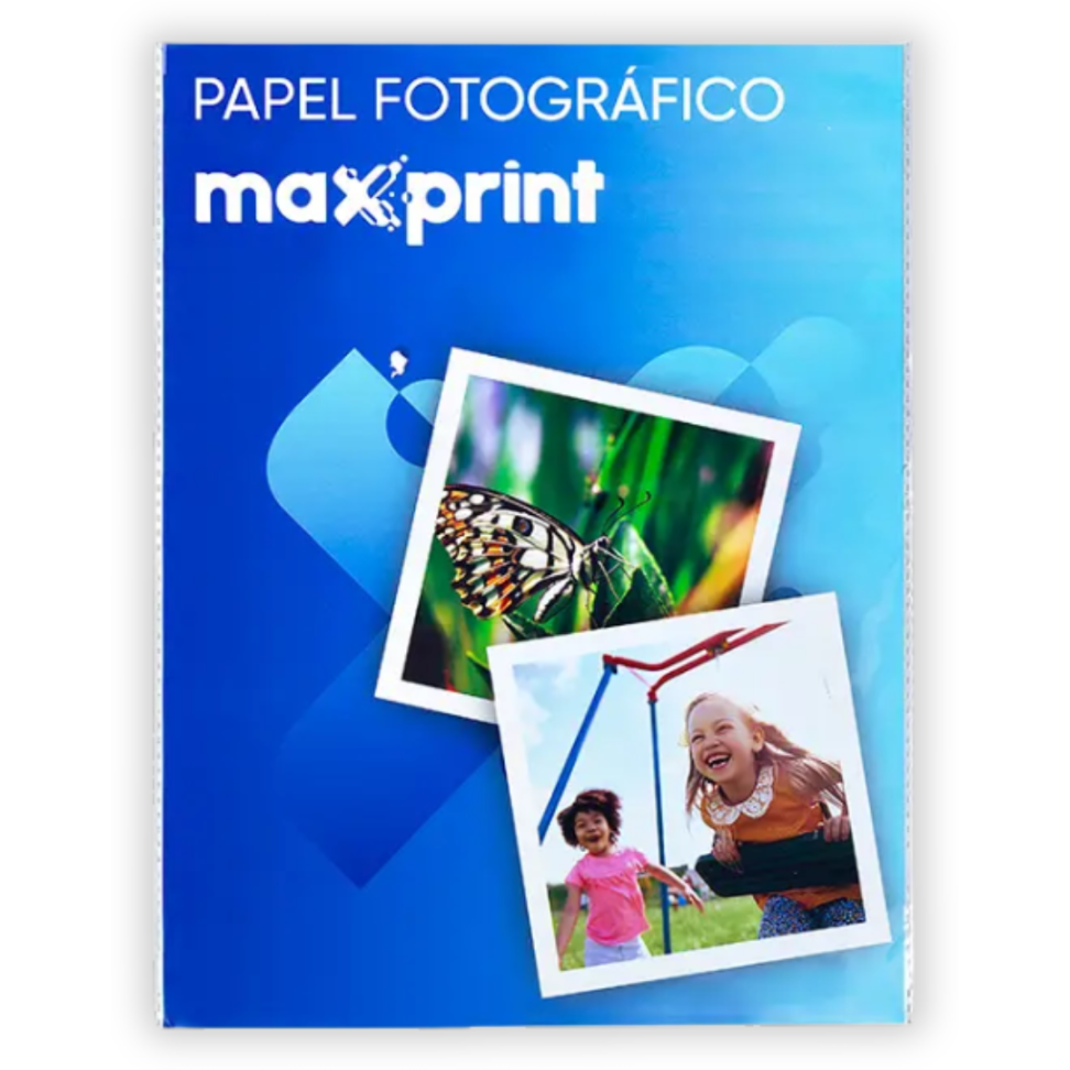 Papel Fotográfico Glossy 180g 1 Folha Maxprint