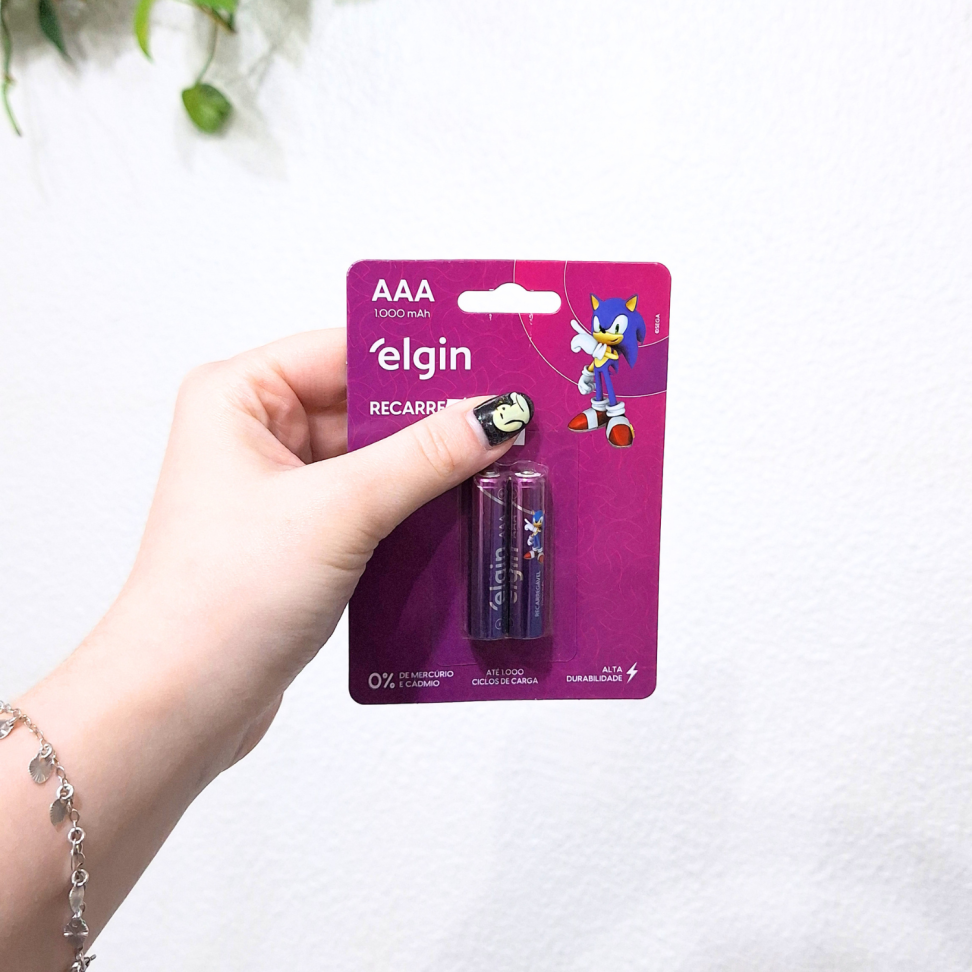 Pilhas Recarregáveis AAA 1000 mAh 2 Unidades Sonic Elgin - #3