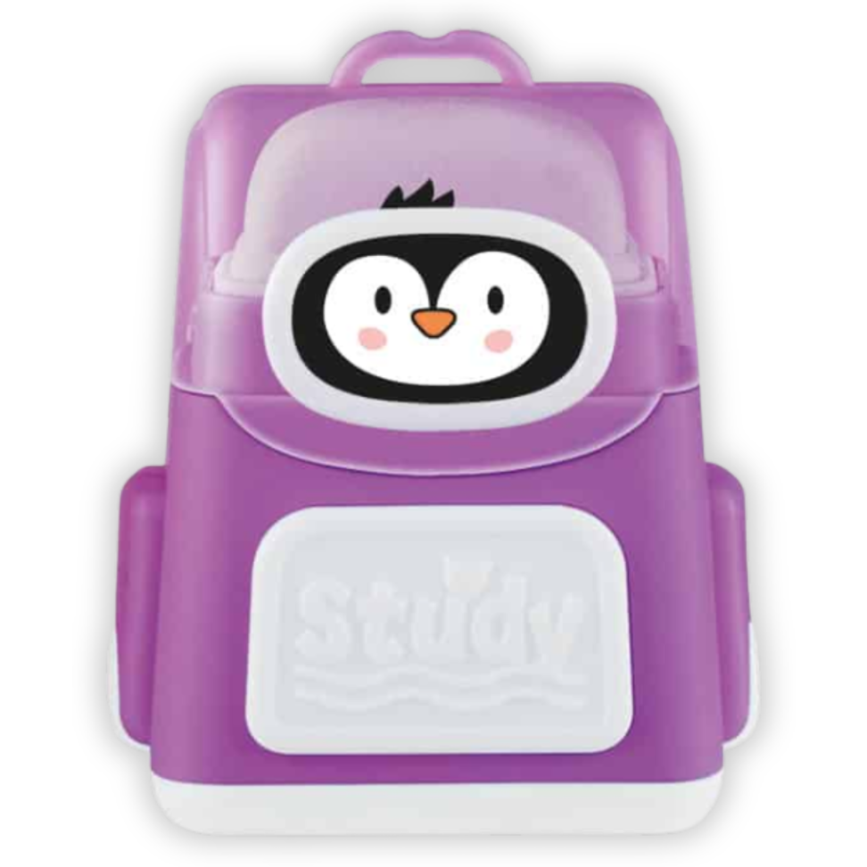 Apontador Duplo com Depósito e Borracha Mochila Tris - #4