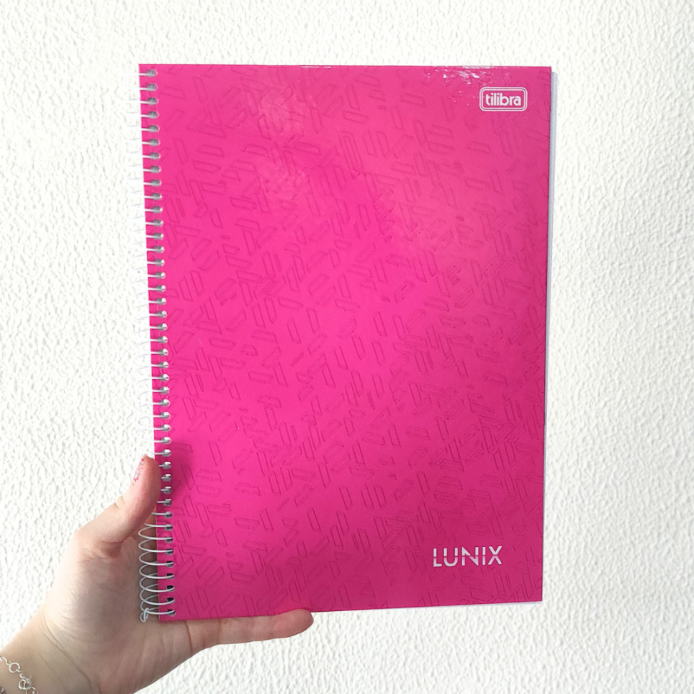 Caderno com Espiral Universitário 1 Matéria Lunix Tilibra - #15