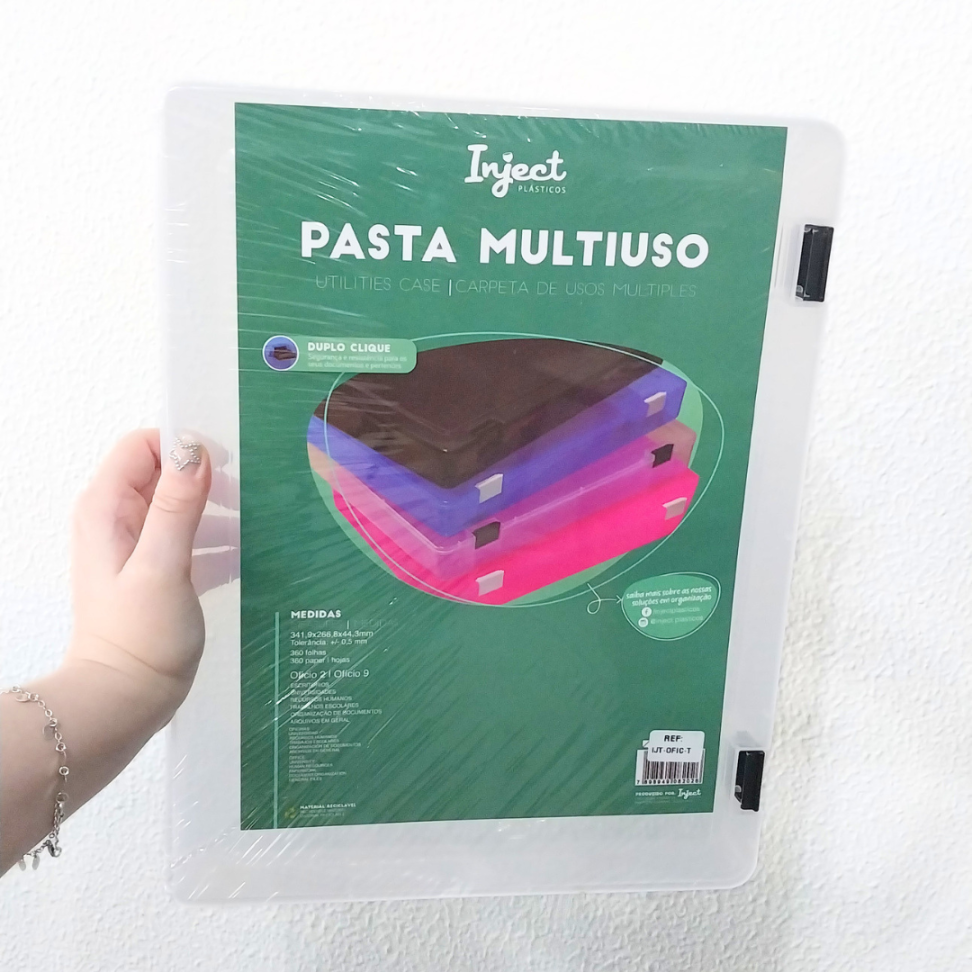 Pasta Multiuso Duplo Clique Inject Plásticos - #5