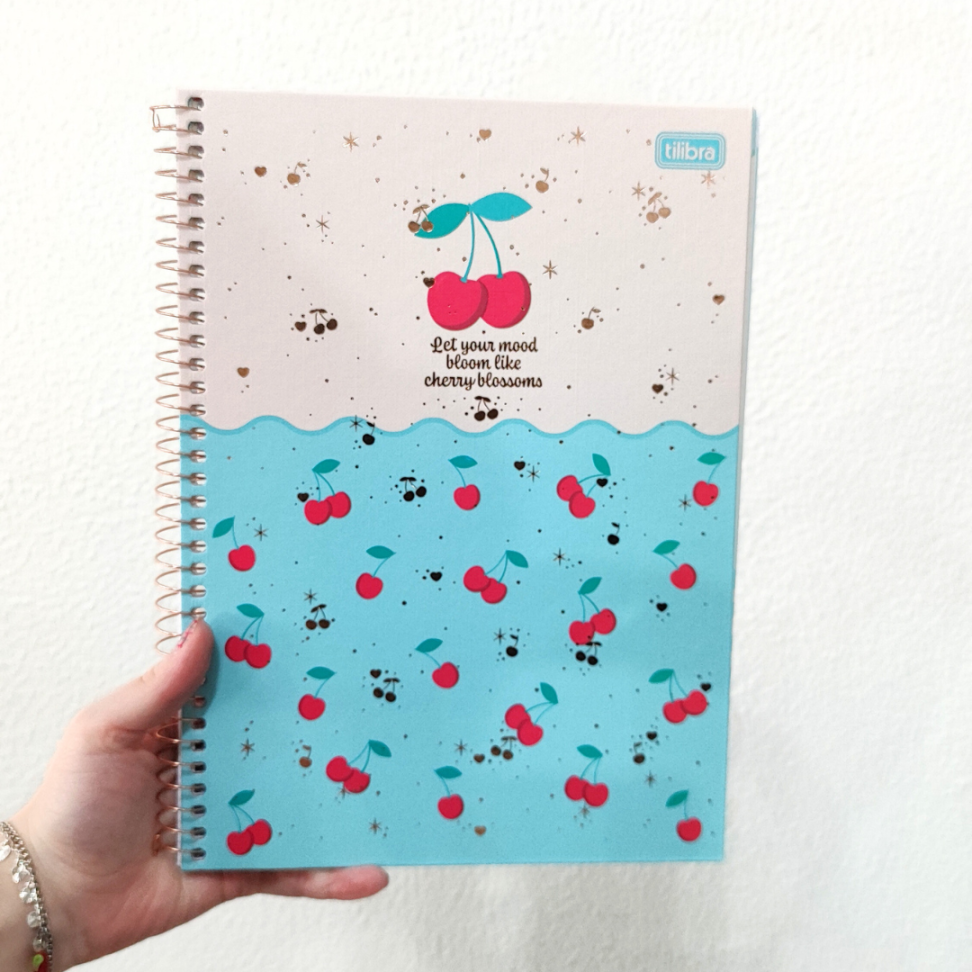 Caderno com Espiral Universitário 1 Matéria Amarena Tilibra - #1