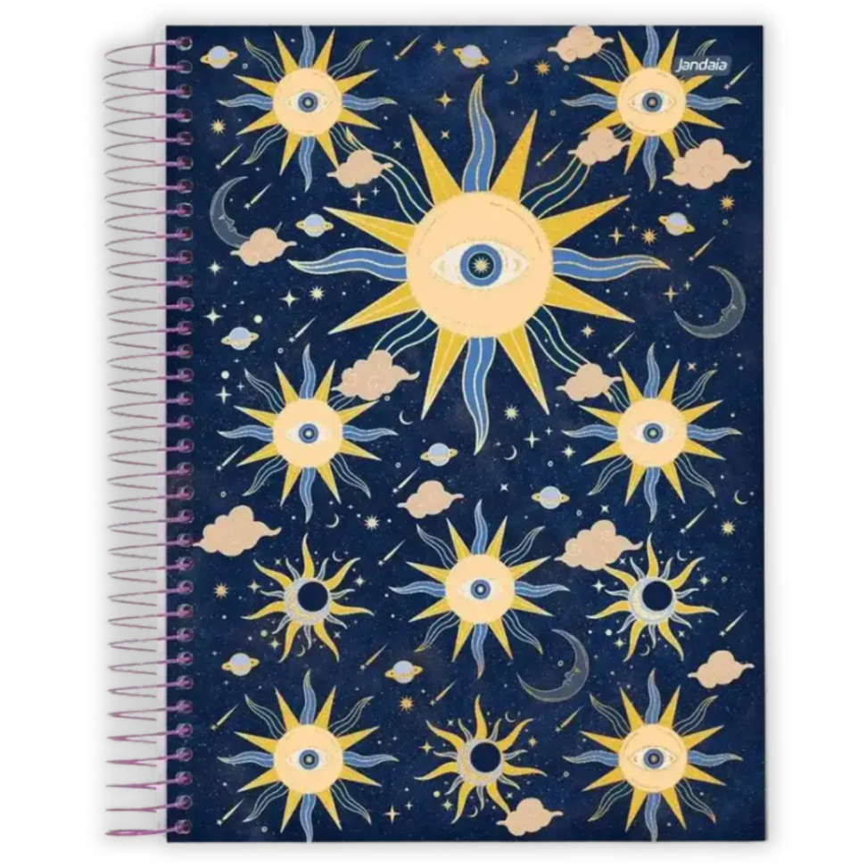 Caderno com Espiral Universitário Mystic 1 Matéria Jandaia - #5