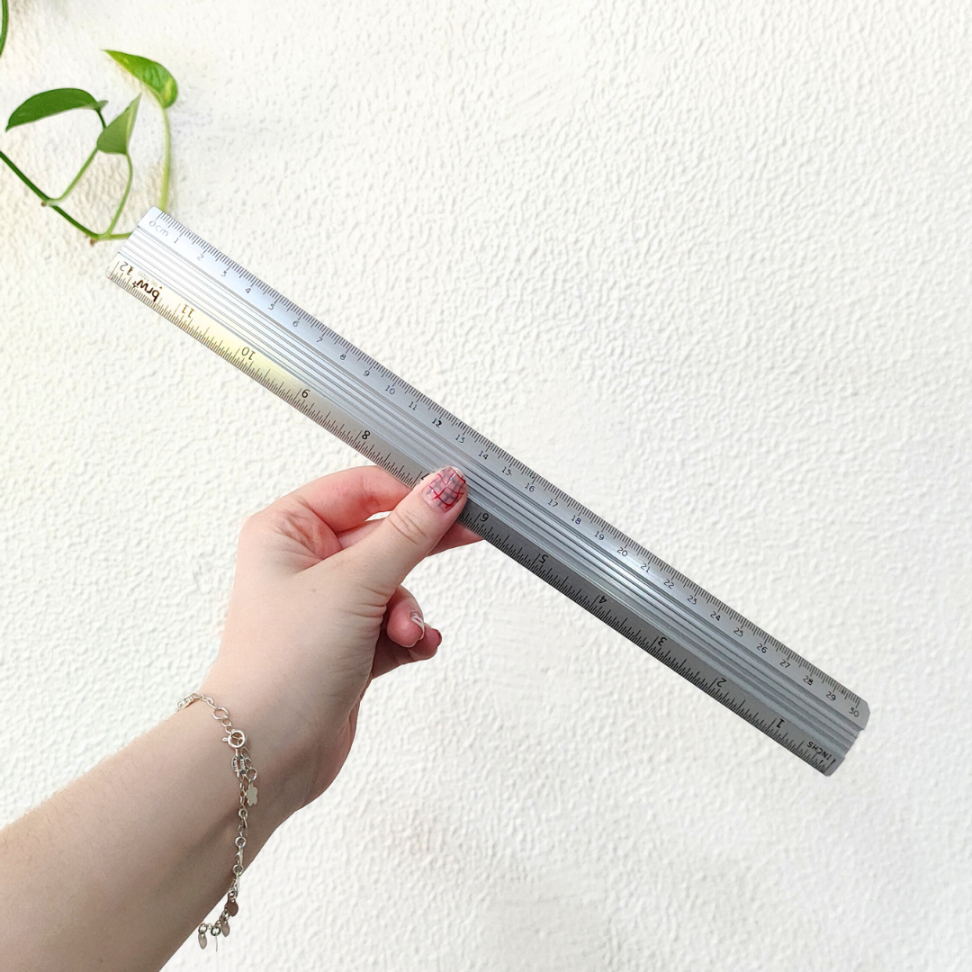 Régua de Alumínio 30cm BRW - #1
