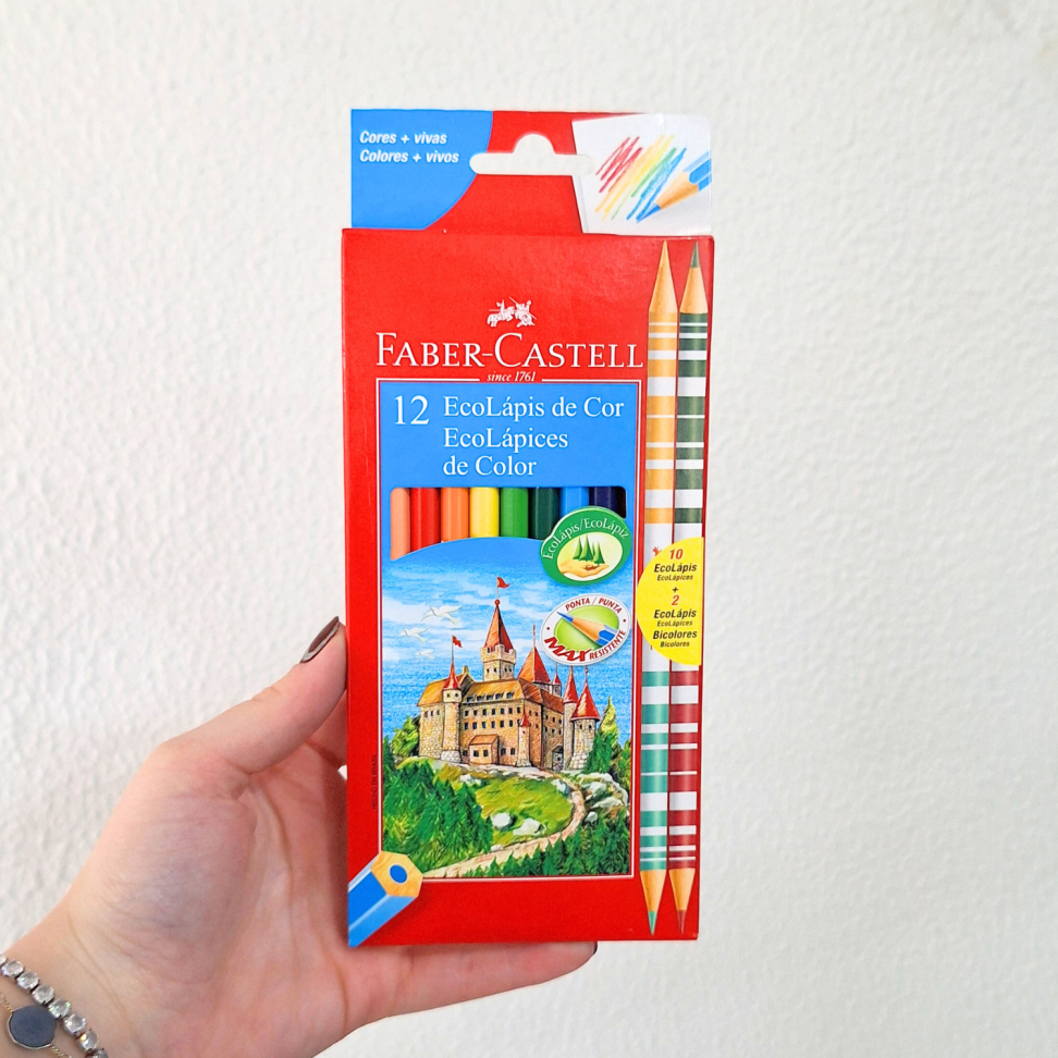 Lápis de Cor Eco 10 + 2 Bicolores 14 Cores Faber-Castell - #1