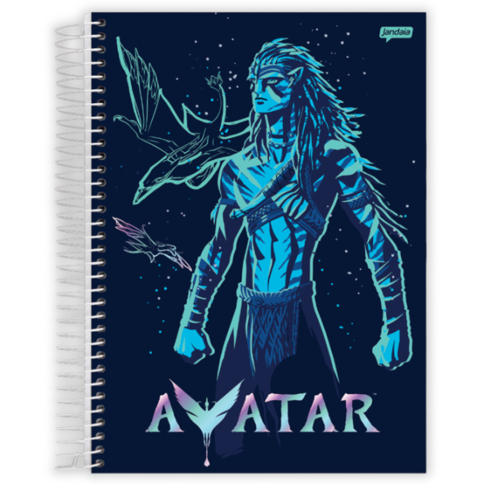 Caderno com Espiral Universitário Avatar 1 Matéria Jandaia - #1
