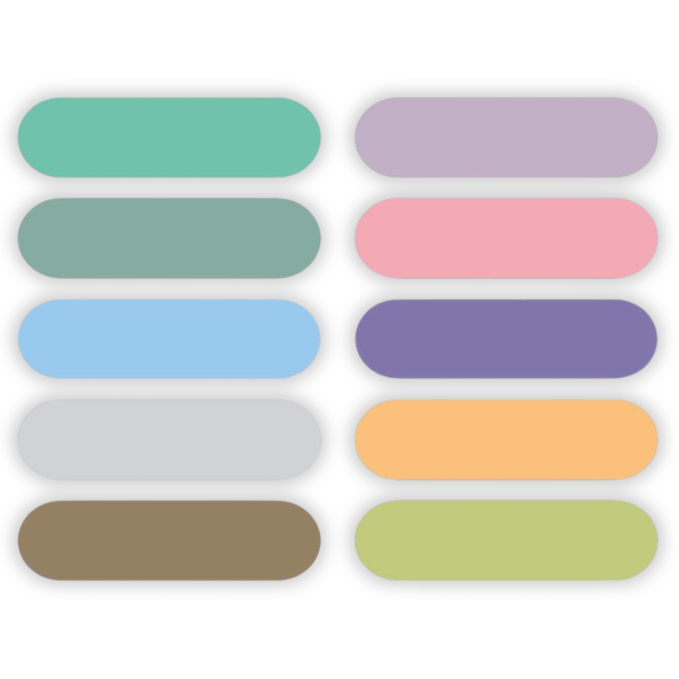 Marcador de Página 10 Cores Stick CiS - #1