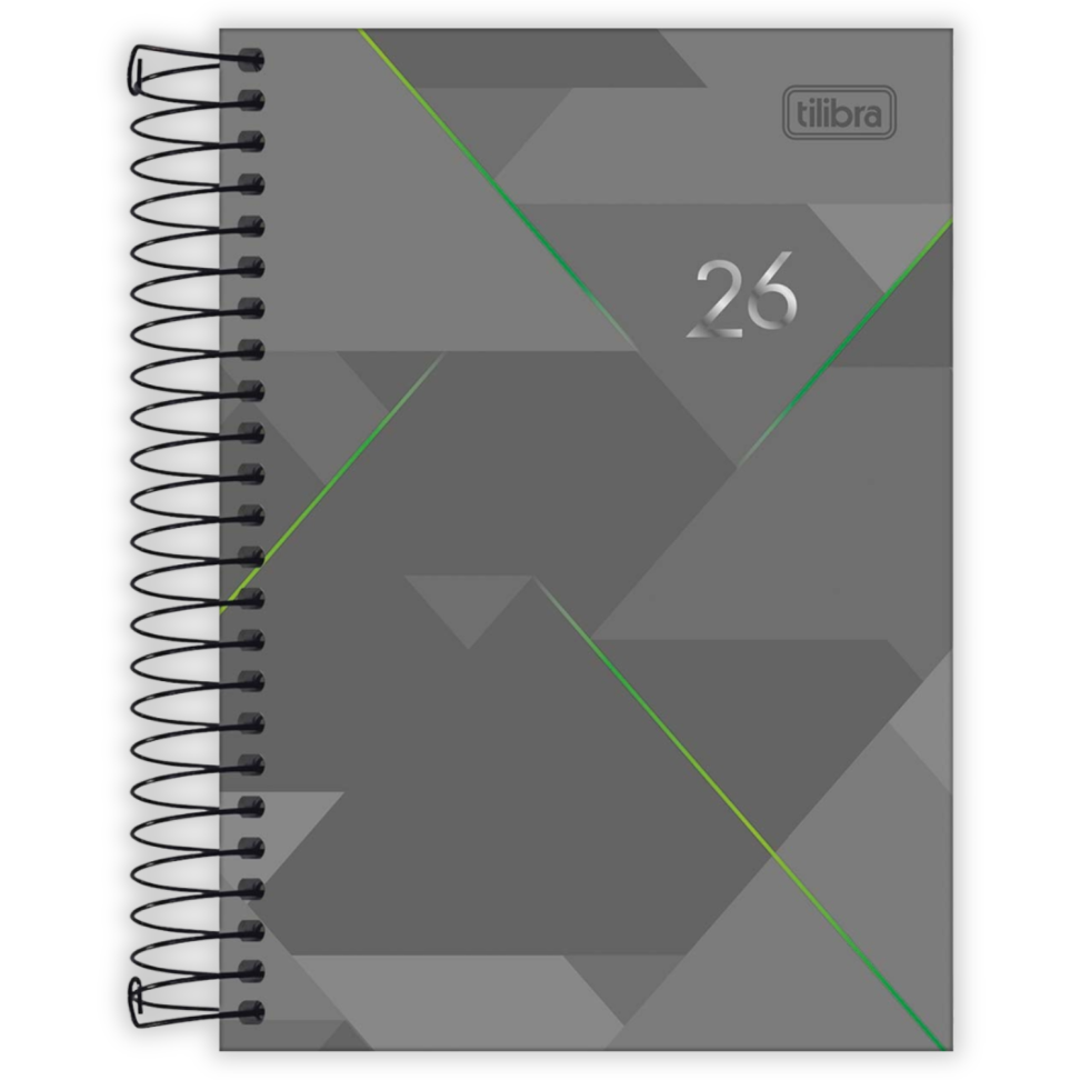Agenda Executiva Espiral Diária Pequena Spot Neutra 2026 Tilibra - #3