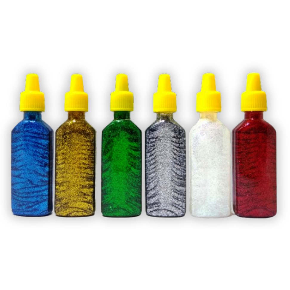 Kit Cola Glitter 6 Cores Acrilex - #2