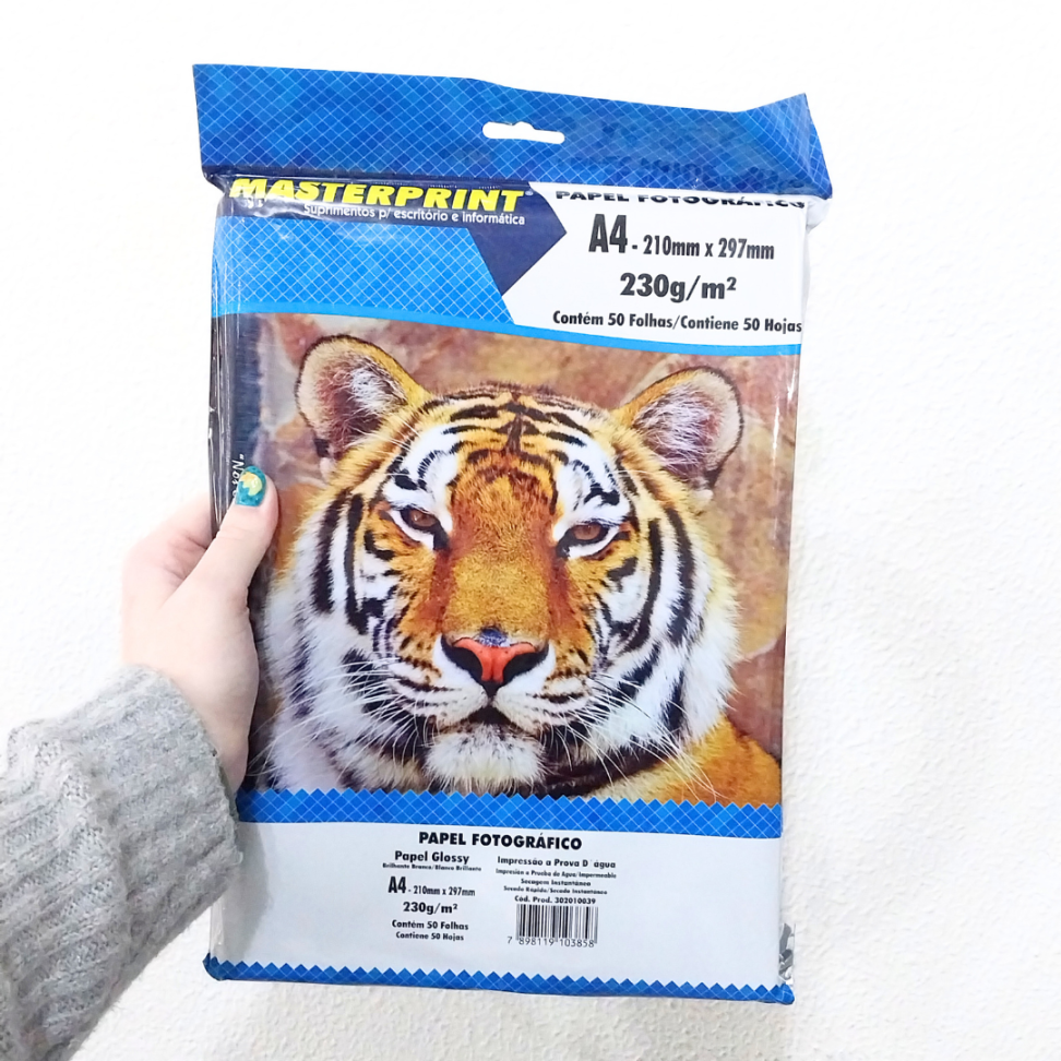 Papel Fotográfico Glossy 230g 1 Folha Masterprint - #3