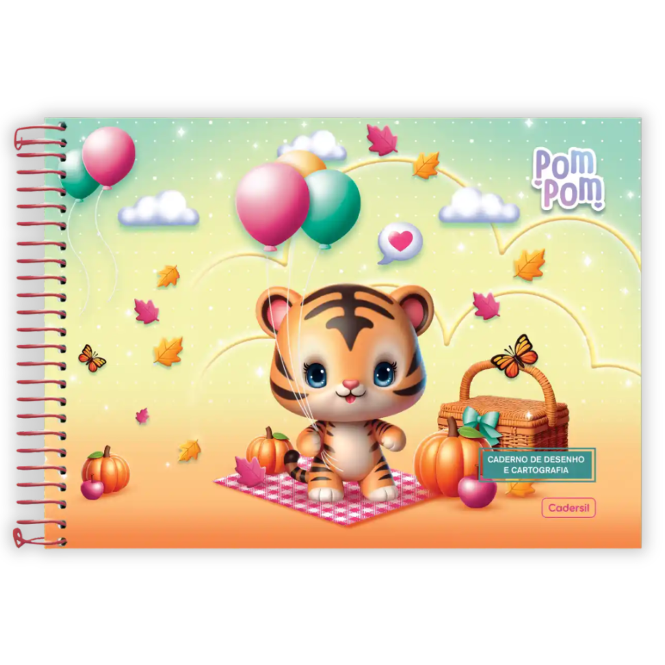 Caderno de Cartografia e Desenho Pom Pom Cadersil - #5