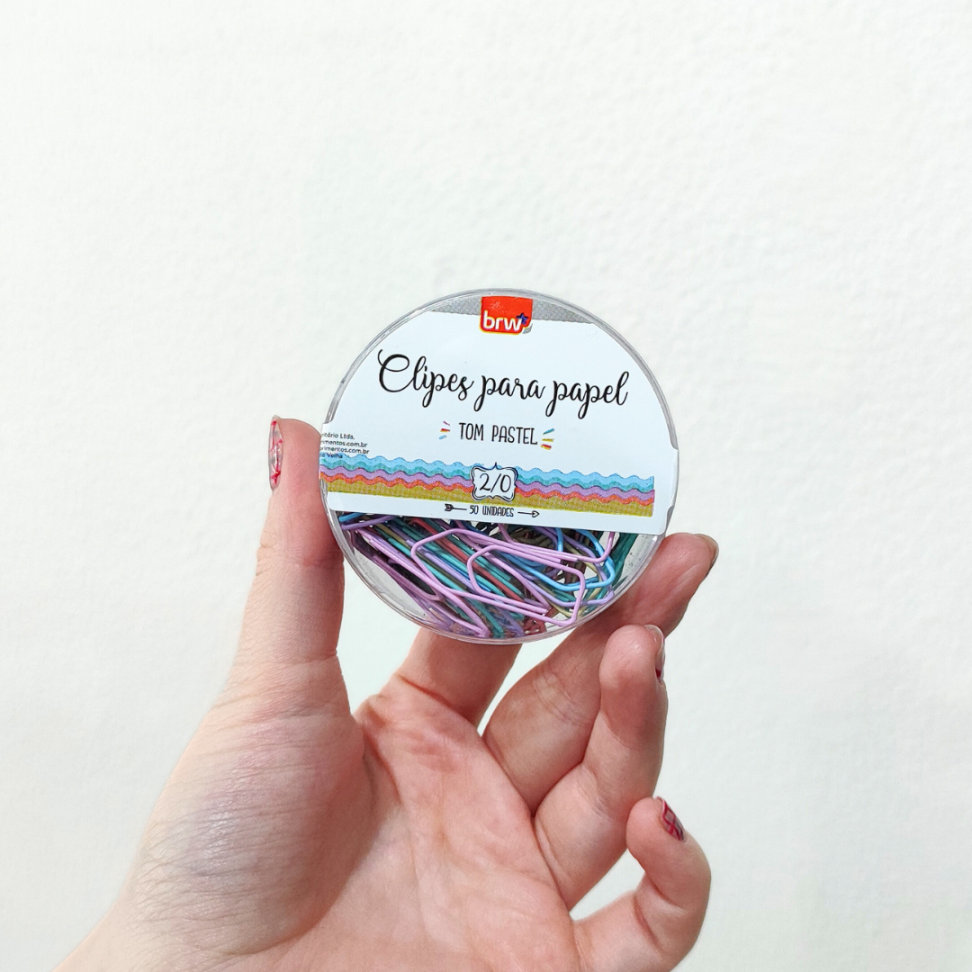 Clipes para Papel Tom Pastel N.2/0 50 Unidades Soul BRW - #3