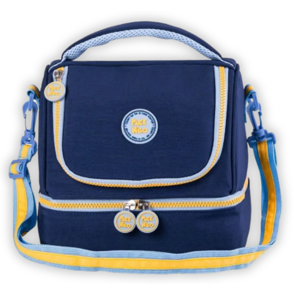 Lancheira Térmica Soft Crinkle Azul Packn'Go - #1