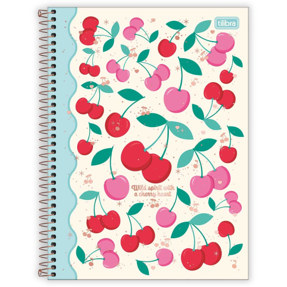 Caderno com Espiral Universitário 1 Matéria Amarena Tilibra - #1