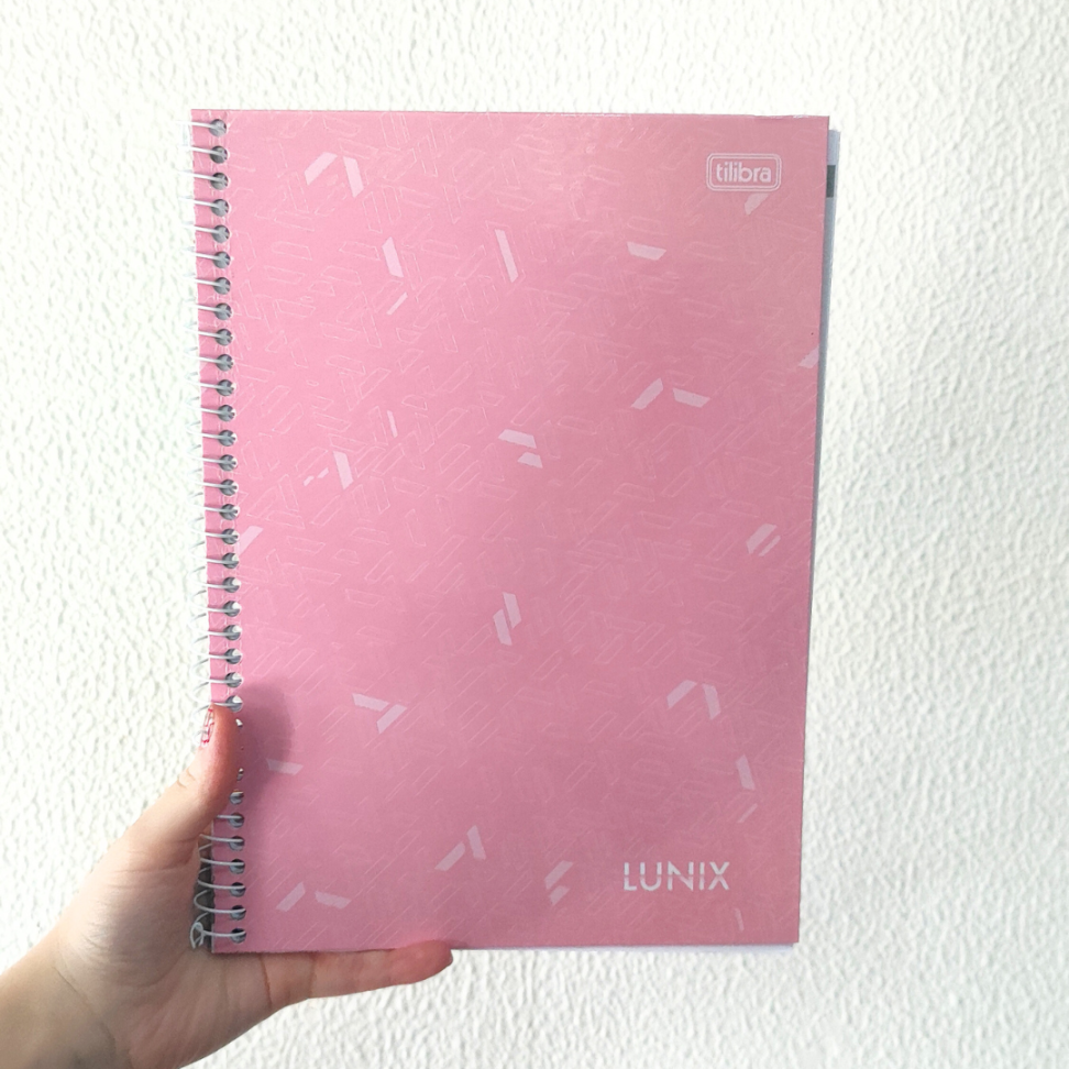 Caderno com Espiral Universitário 1 Matéria Lunix Tilibra - #14