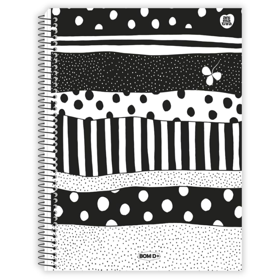 Caderno com Espiral Universitário Bom D+ Feminino 1 Matéria Animativa - #6