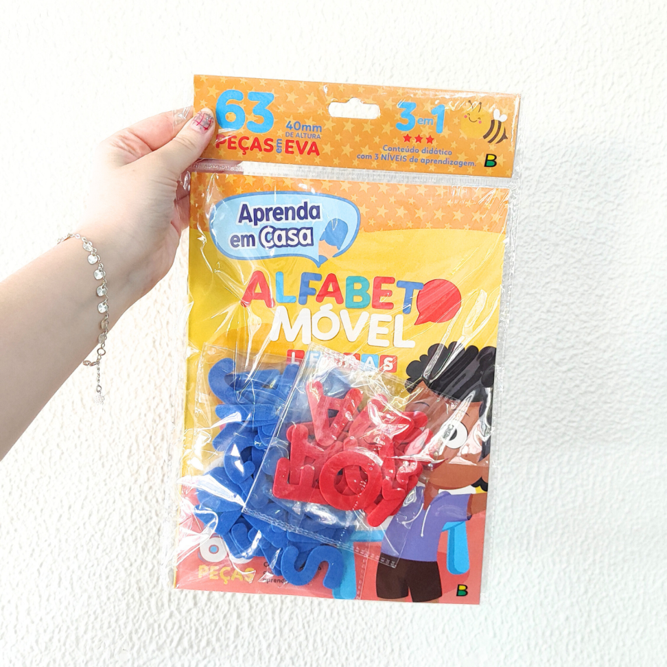 Livro Aprenda em Casa Alfabeto Móvel Letras Todolivro - #1