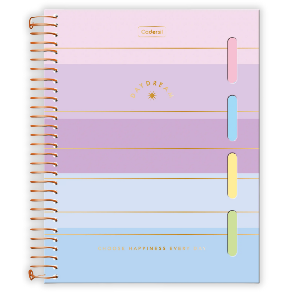 Caderno Criativo com Espiral Colegial Daydream Cadersil - #4