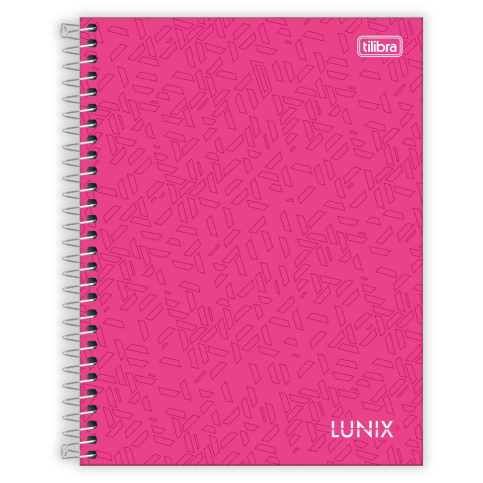 Caderno com Espiral Colegial 10 Matérias Lunix Tilibra - #1