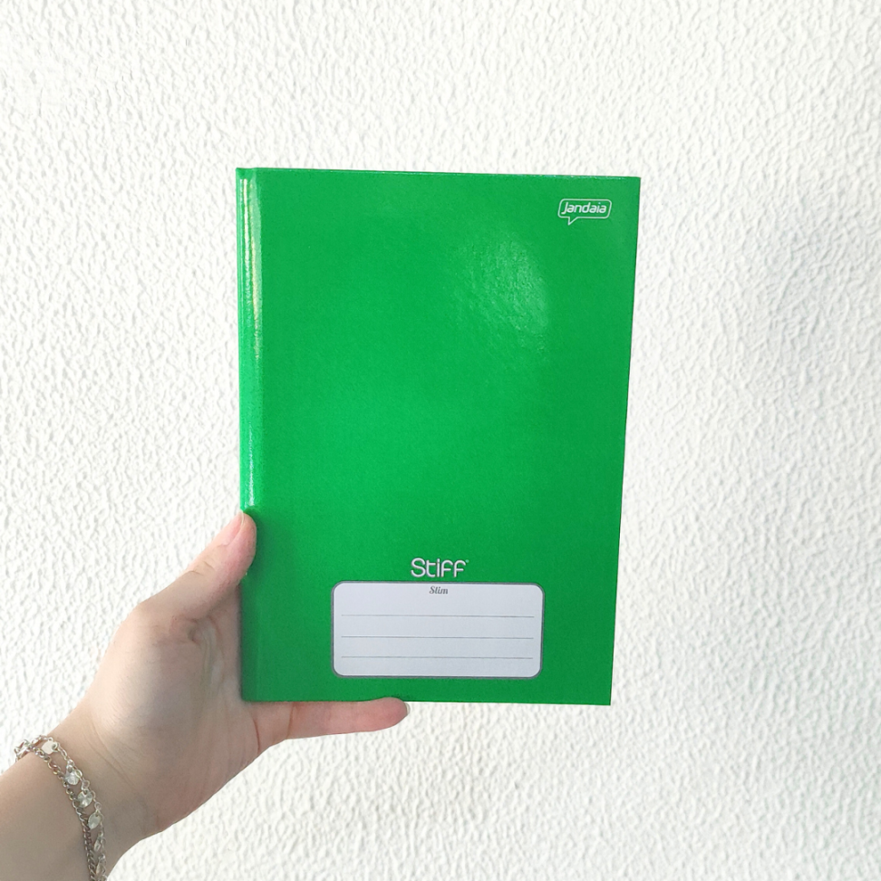 Caderno Brochura 80 Folhas Pequeno 1/4 Stiff Jandaia - #9