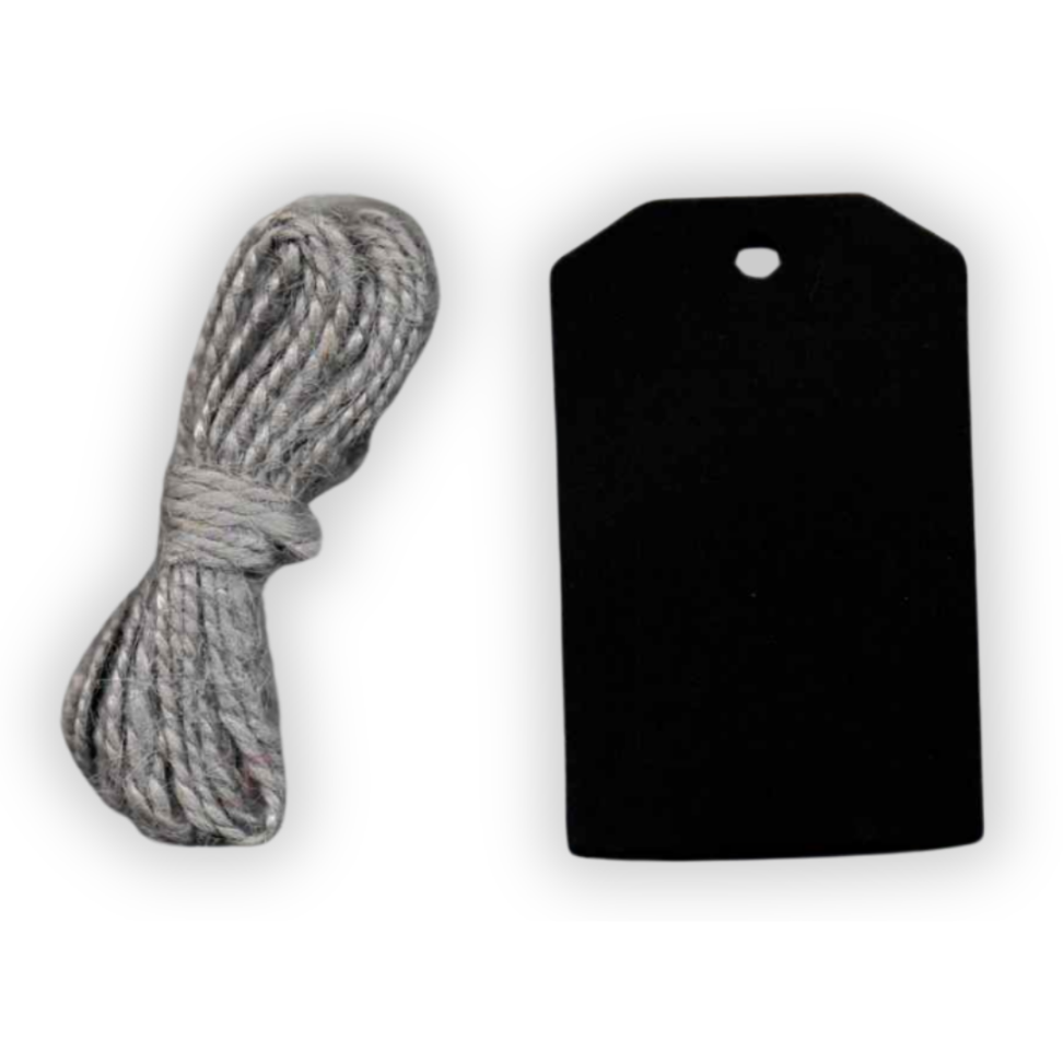 Etiquetas Lousa + Barbante 12 Unidades Kit - #2