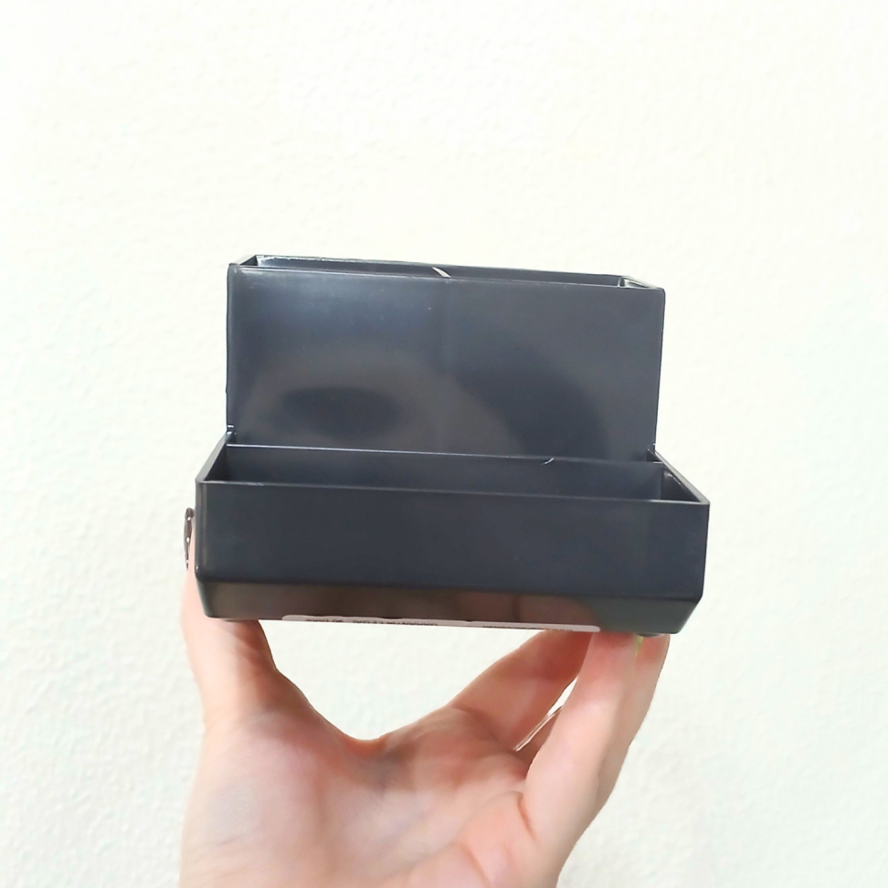 Porta Canetas Triplo Preto Carbrink - #5