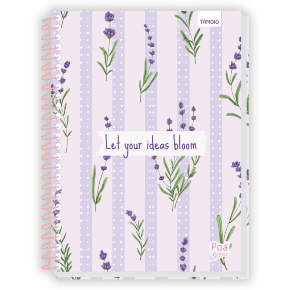 Caderno com Espiral Universitário 10 Matérias Poá Line Tamoio - #1