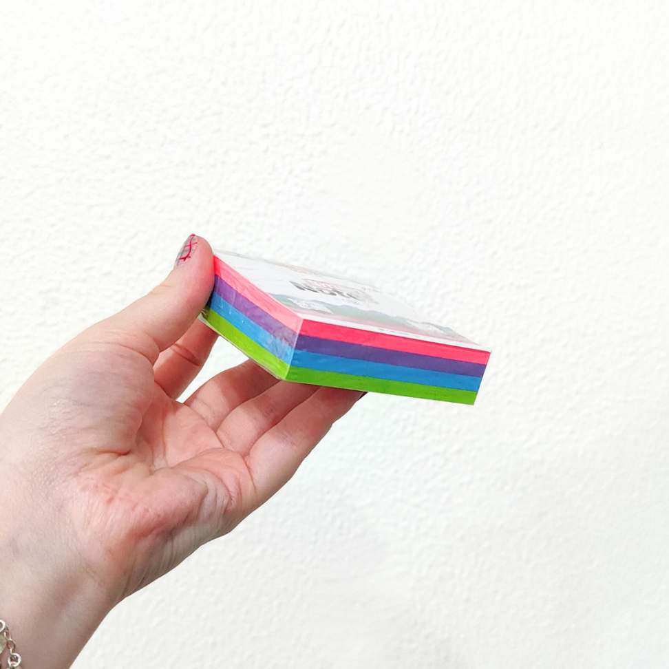 Bloco Smart Notes Cube Soul 76mm x 76mm 4 Cores BRW - #1