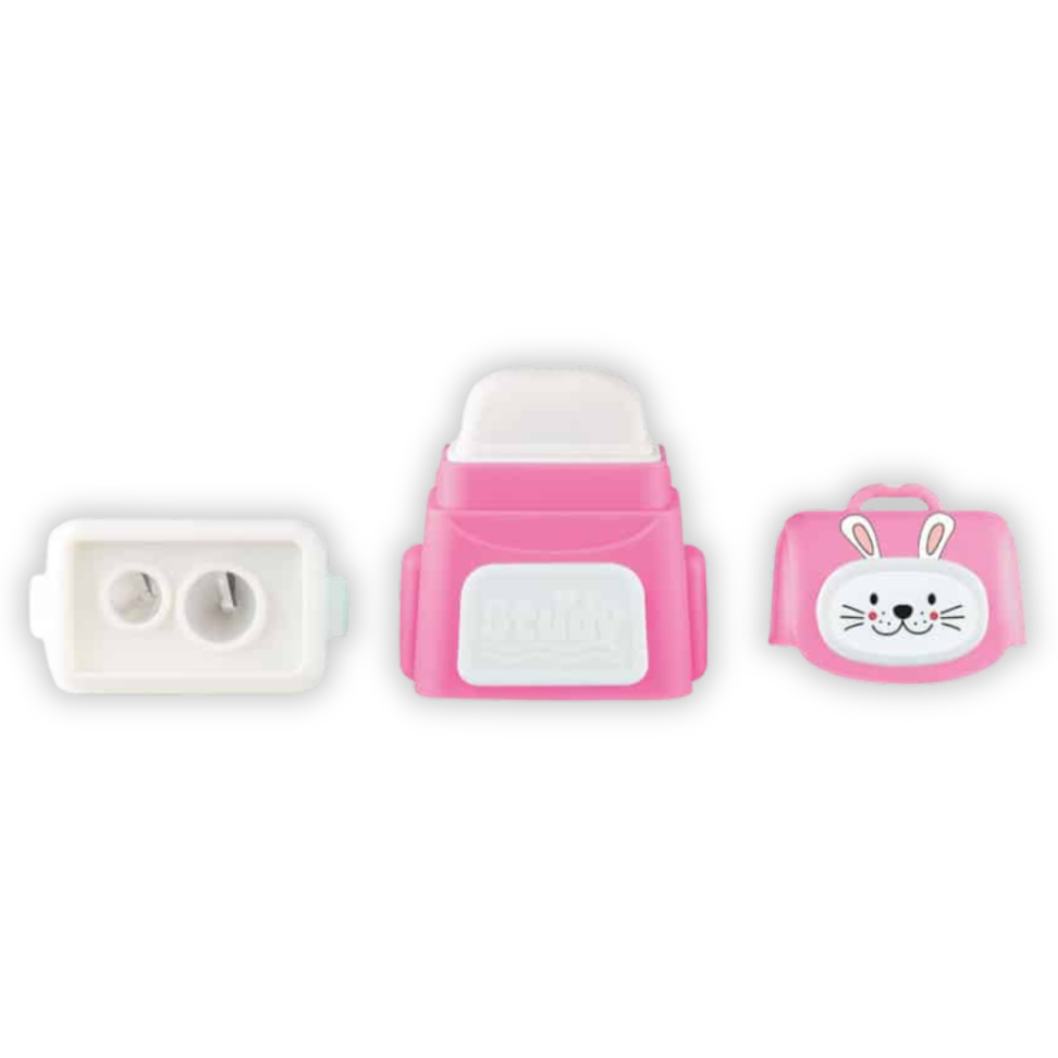 Apontador Duplo com Depósito e Borracha Mochila Tris - #6