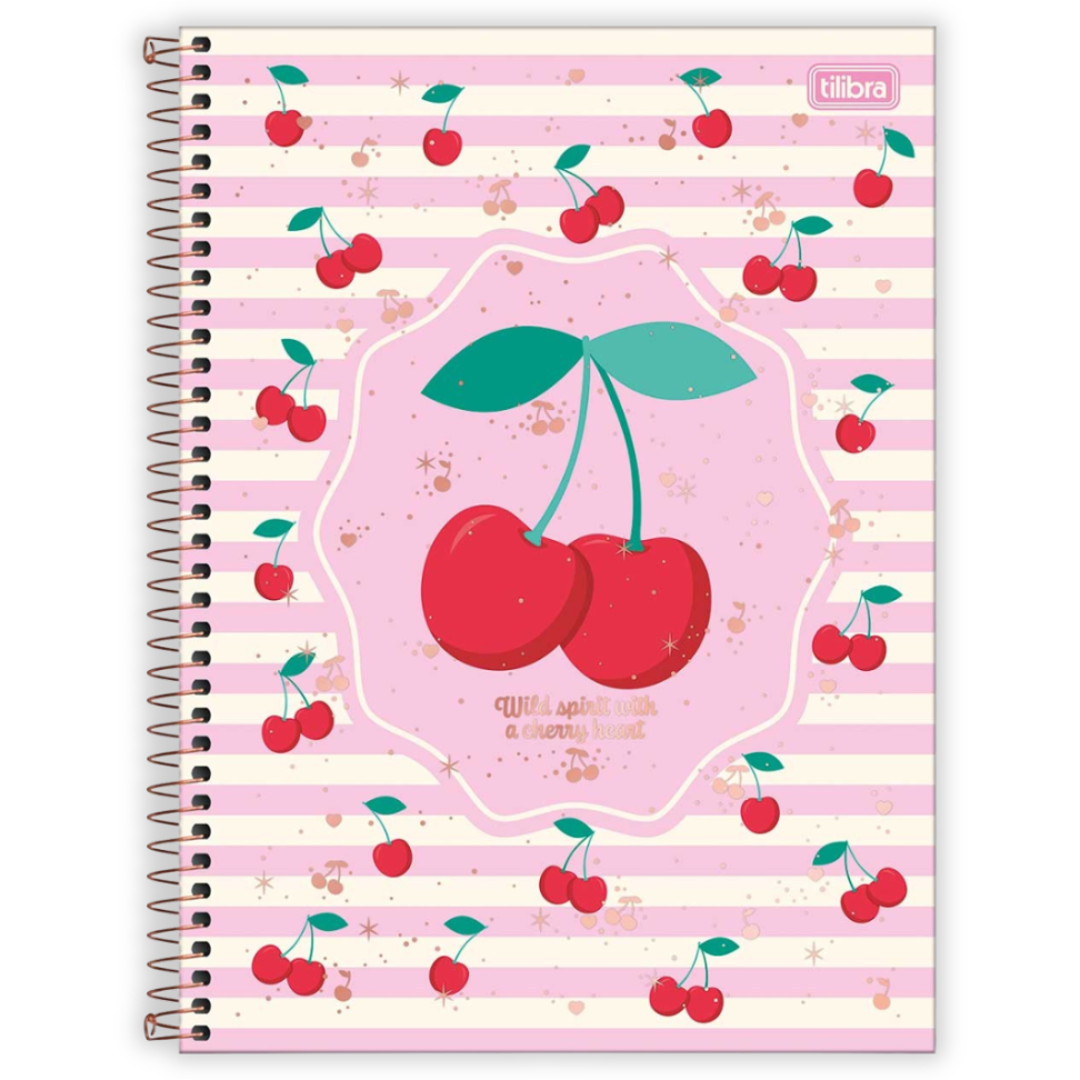 Caderno com Espiral Universitário 1 Matéria Amarena Tilibra - #1