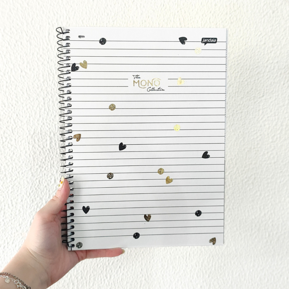 Caderno com Espiral Universitário The Mono Collection 1 Matéria Jandaia - #1
