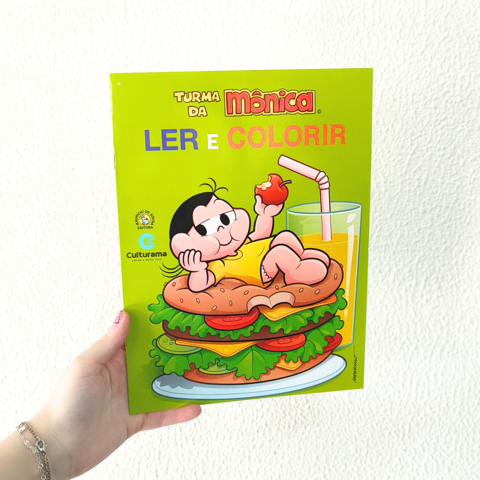 Livro Ler e Colorir Turma da Mônica Culturama - #9