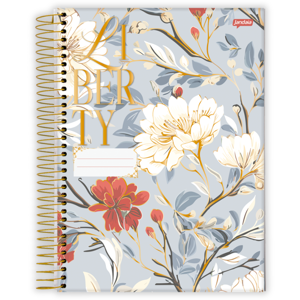 Caderno com Espiral Universitário Liberty 1 Matéria Jandaia - #1