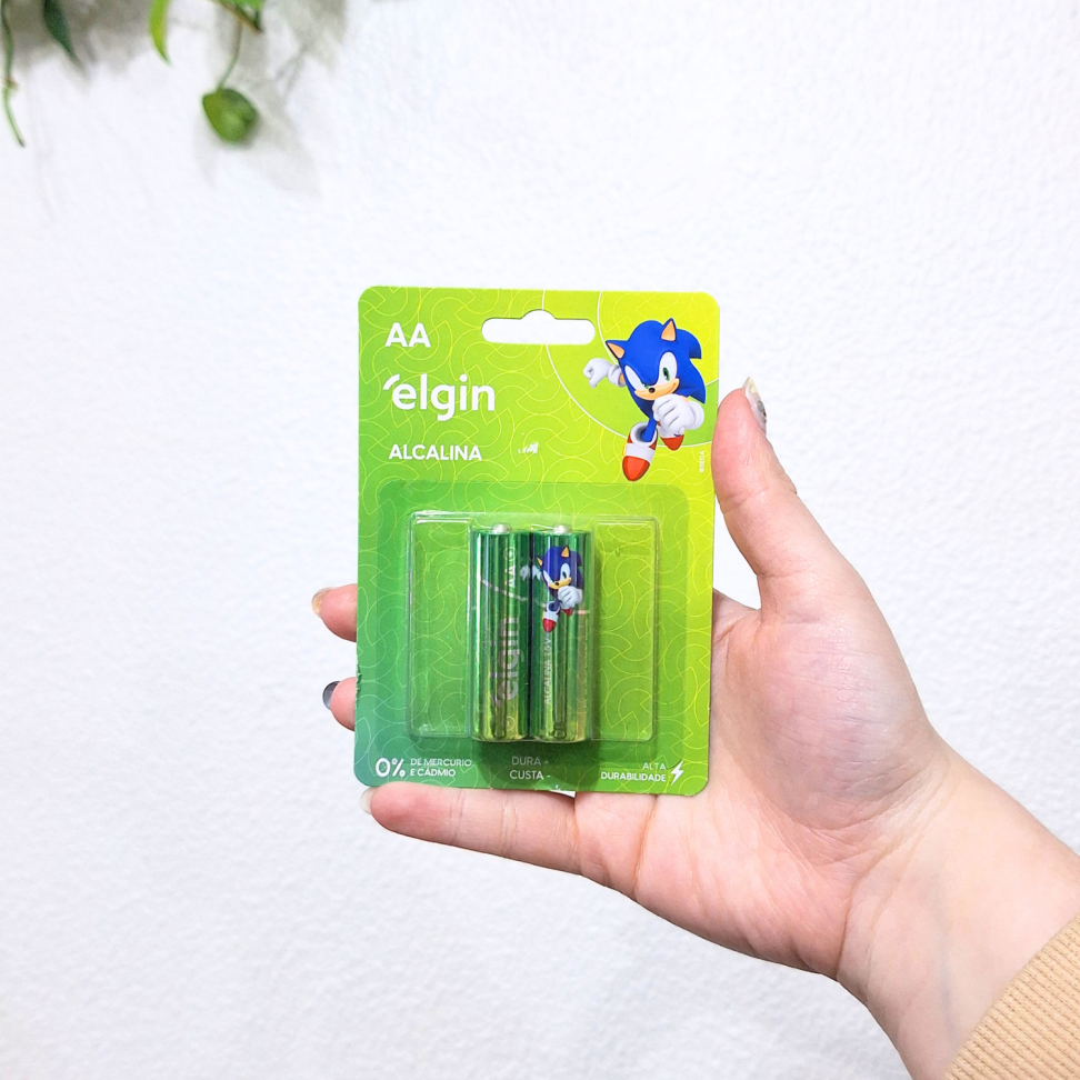 Pilha Alcalina AA 2 Unidades Sonic Elgin - #3