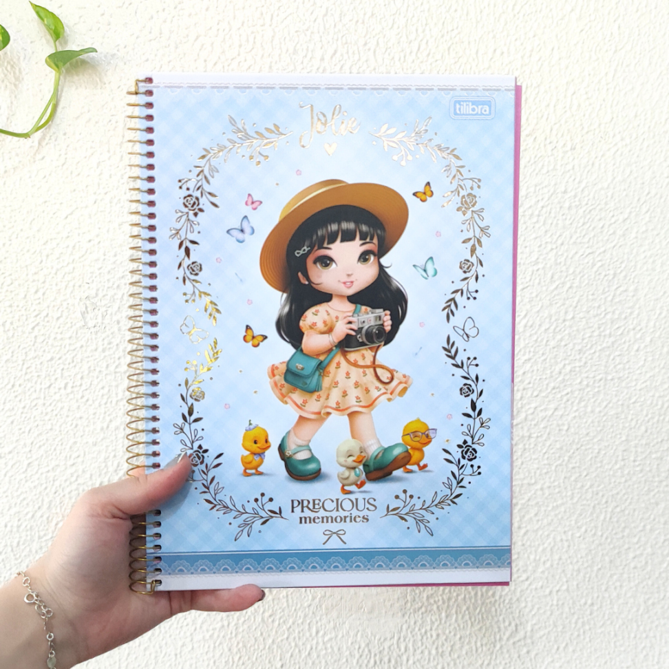 Caderno com Espiral Universitário 1 Matéria Jolie Tilibra - #1