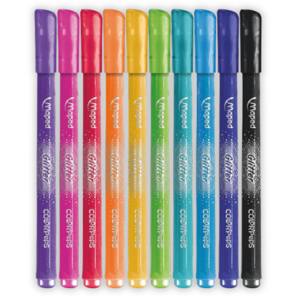 Canetinha Hidrográfica 10 Cores Glitter Color'Peps Maped - #2