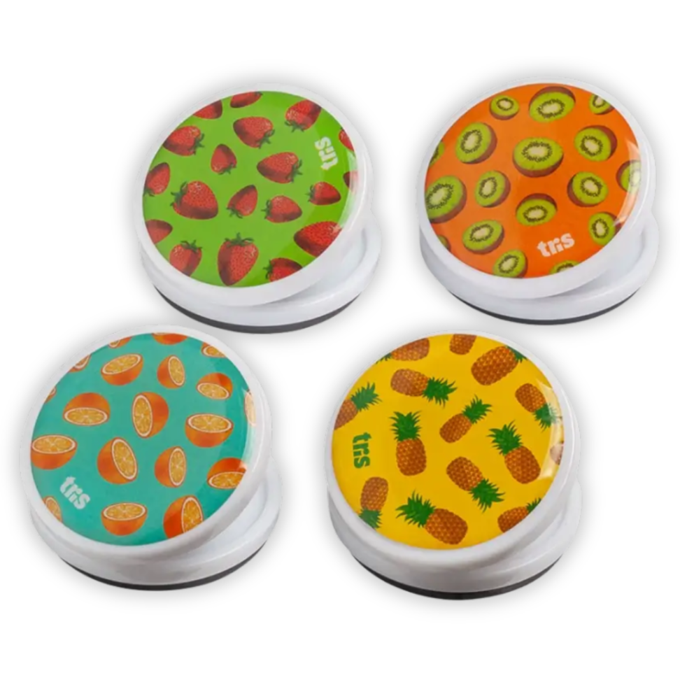 Clips de Papel Magnético 4 Unidades Tropical Holic Tris - #2