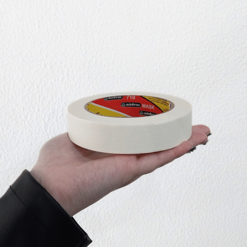 Fita Adesiva Crepe 24mm x 50m Mask 710 Adelbras