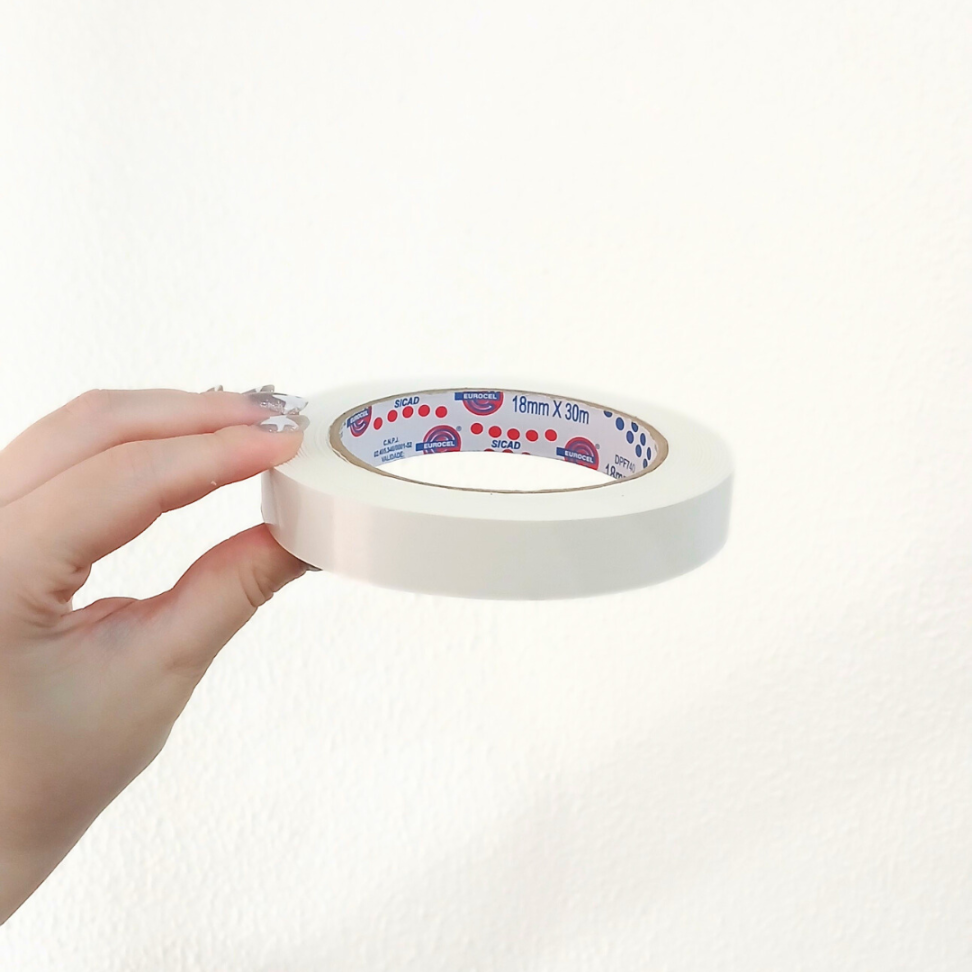 Fita Adesiva Dupla Face 18mm x 30m Eurocel - #2