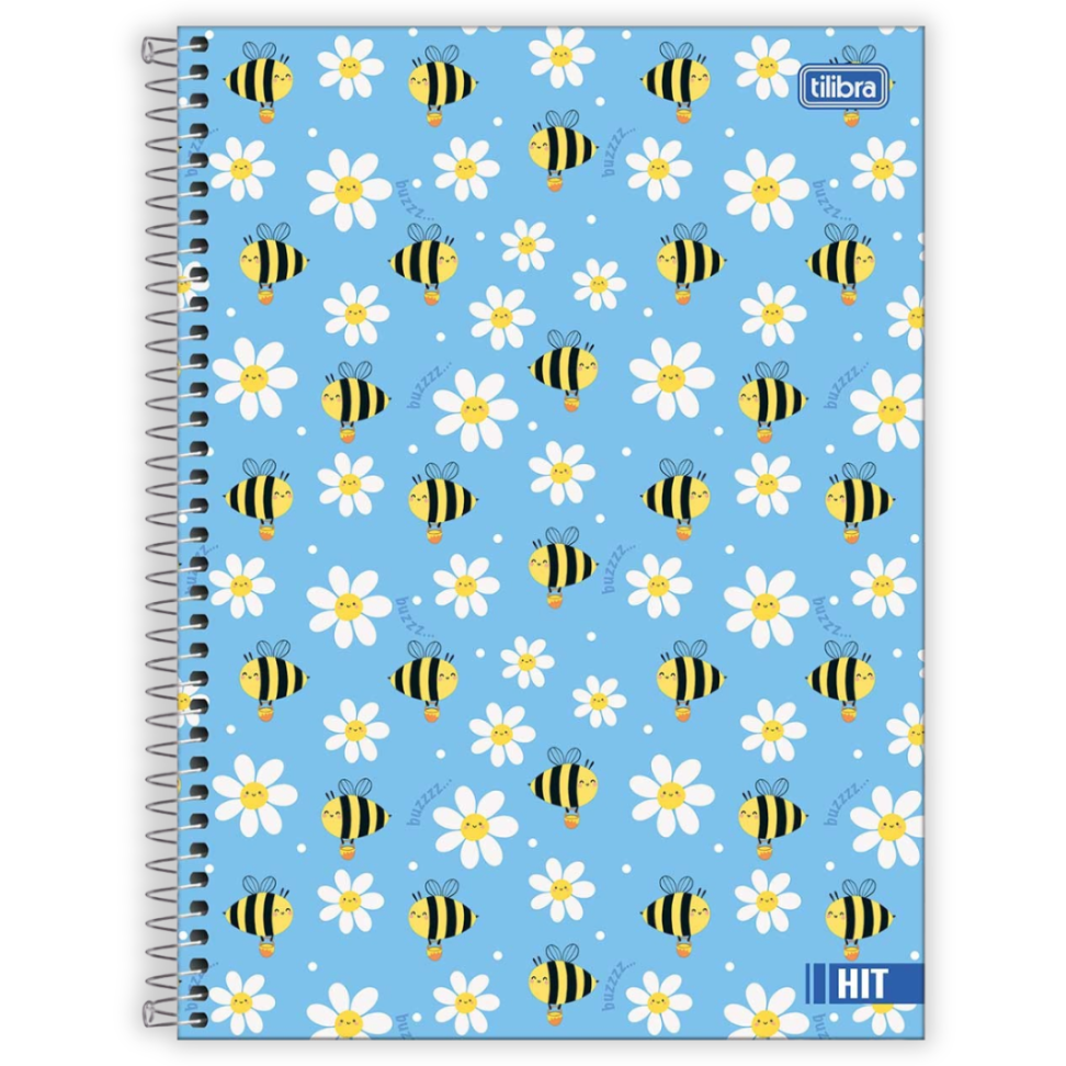 Caderno com Espiral Universitário 1 Matéria Hit Feminino Tilibra - #1
