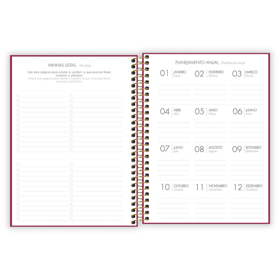 Agenda Executiva Espiral Diária Média Lume 2026 Tilibra - #7