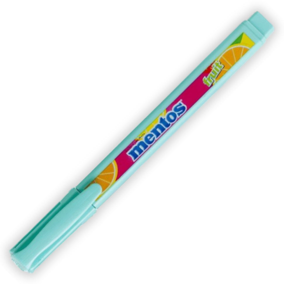 Marca Texto Mentos Fruit Pastel com Cheirinho Compactor - #4