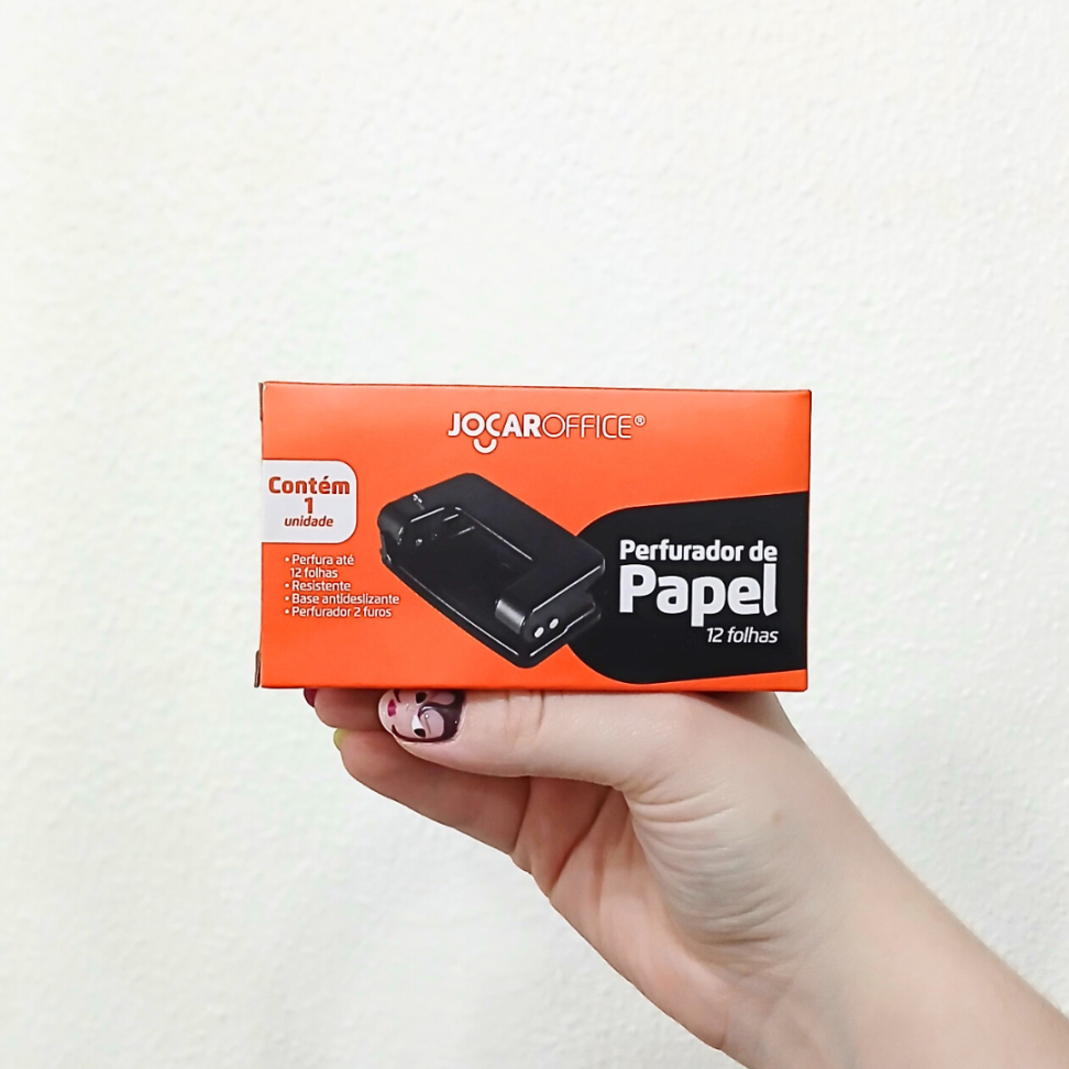 Perfurador 2 Furos 12 Folhas Jocar Office - #3