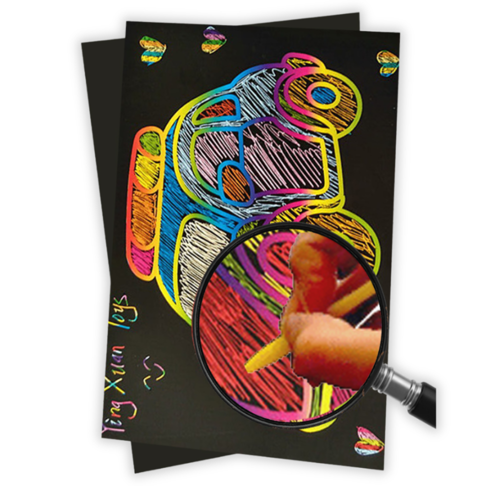 Papel Mágico 5 Folhas A4 com Bastão Off Paper - #1