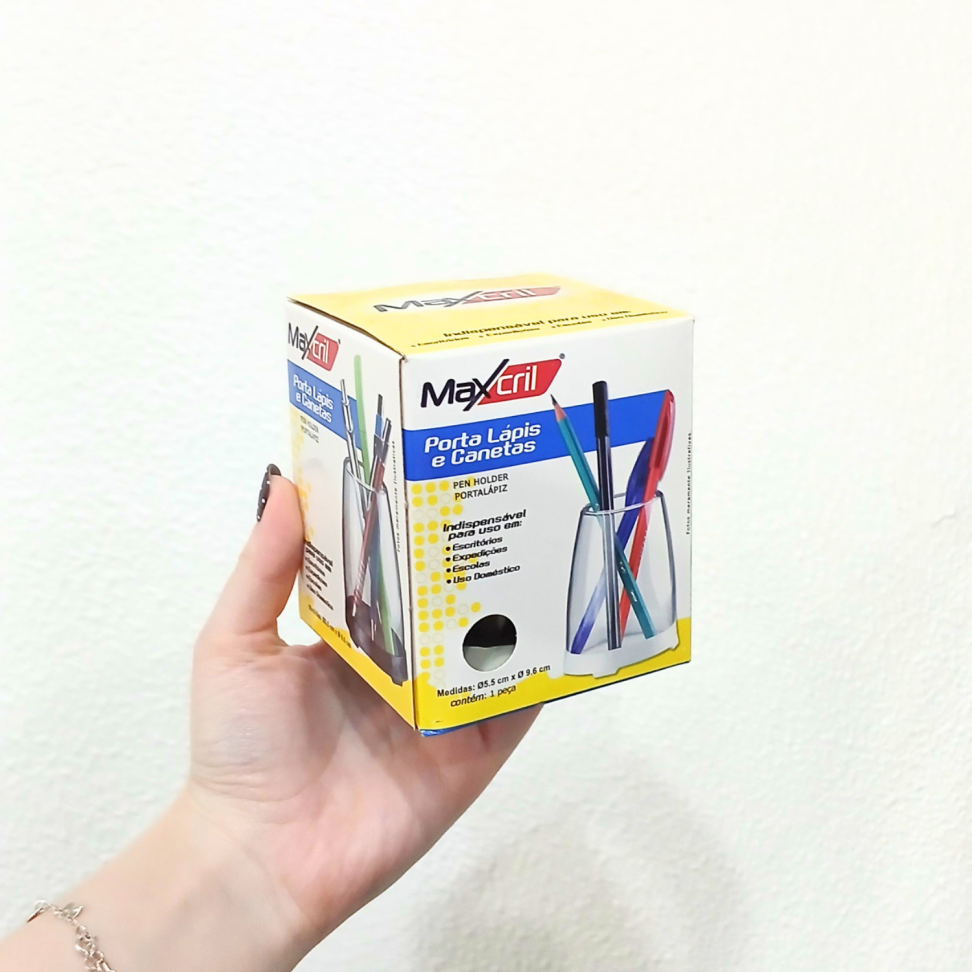Porta Canetas Acrílico Maxcril - #7