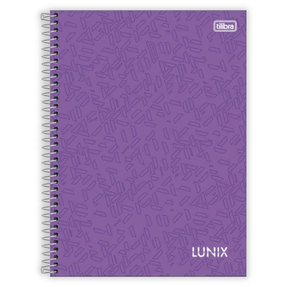 Caderno com Espiral Universitário 1 Matéria Lunix Tilibra - #5