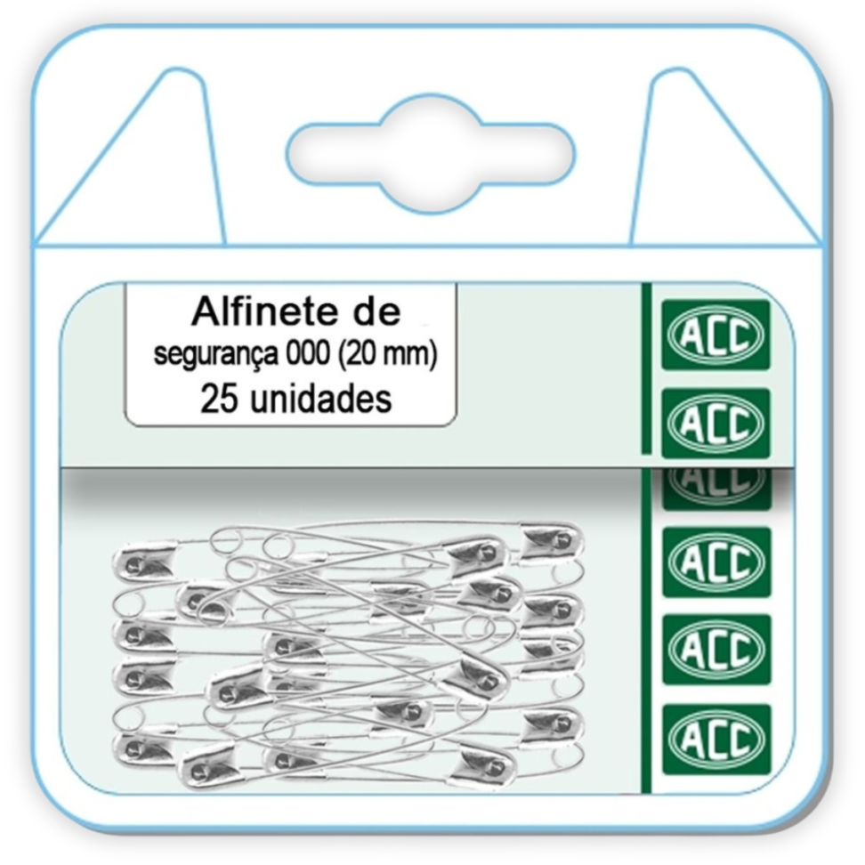Alfinete de Segurança Joaninha 20mm 25 Unidades ACC