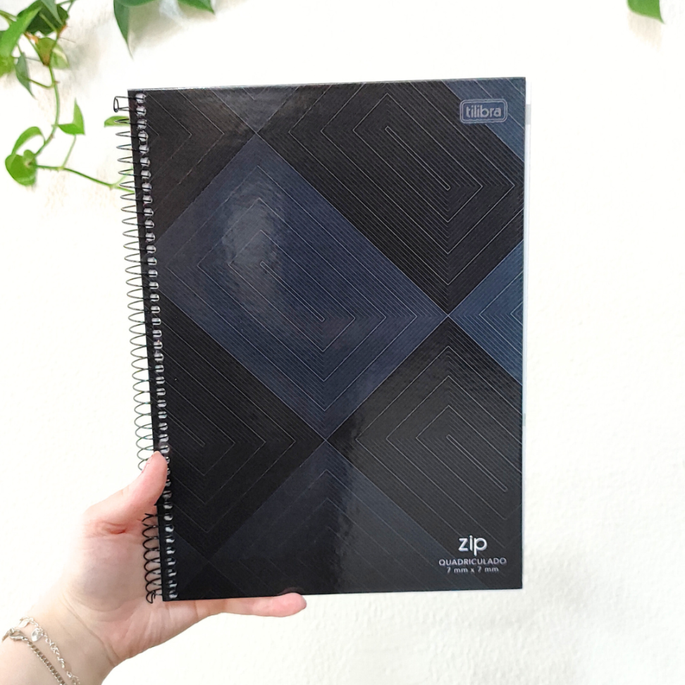 Caderno Quadriculado 7mm x 7mm Zip B Tilibra - #1