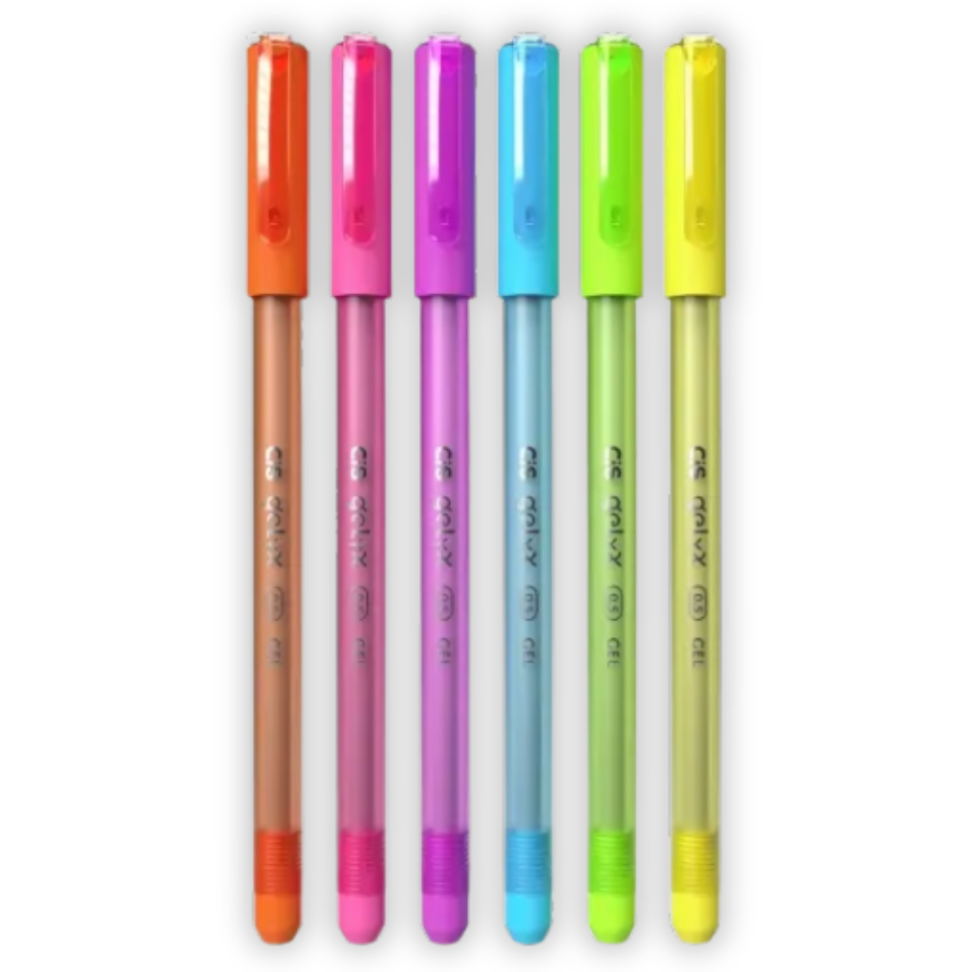 Caneta Gel 6 Cores Neon Gelyx 1.0 CiS - #2