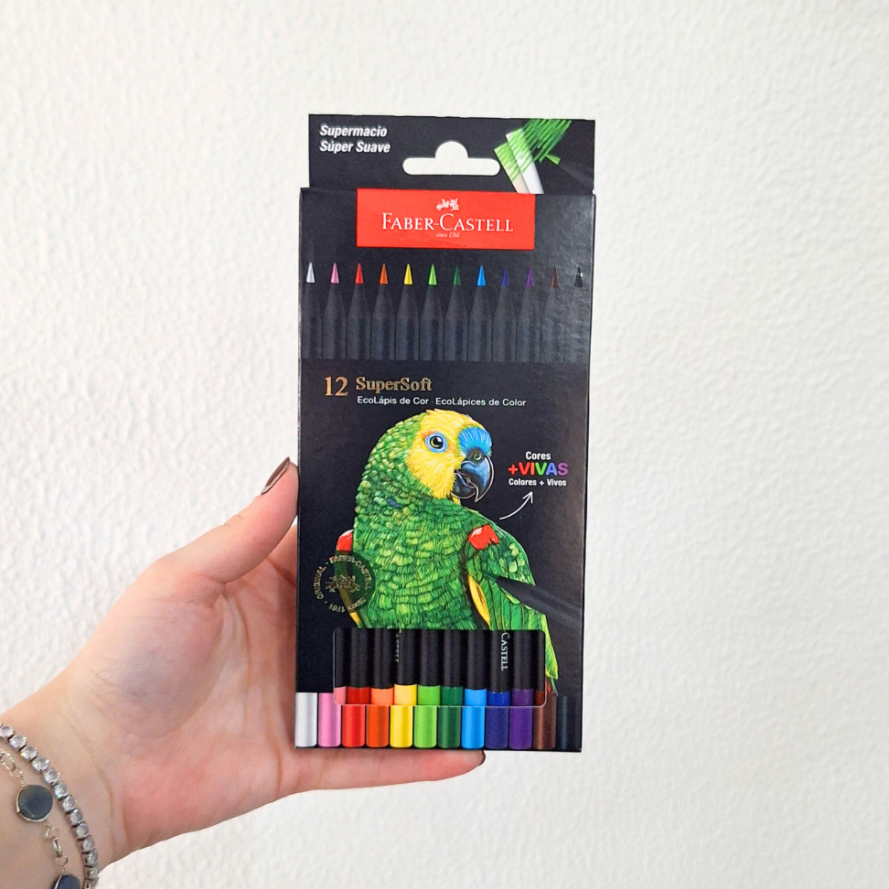 Lápis de Cor Eco SuperSoft 12 Cores Faber-Castell - #1